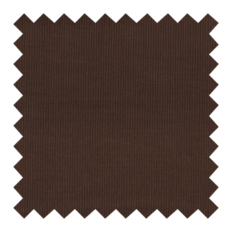 ZEGNA CLOTH SELECTED BY E.Z. 100% ALGODON PANA CAFE