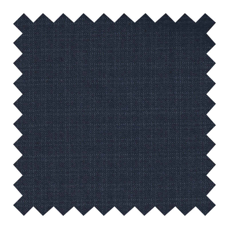 162/2956 AZUL A CUADRITOS 100% LANA (POCOS METROS N.R)