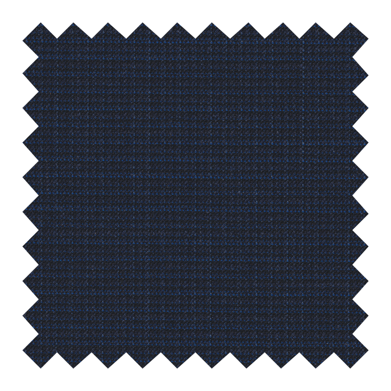 1880/2822 AZUL CUADROS 100% LANA (POCOS METROS N.R)