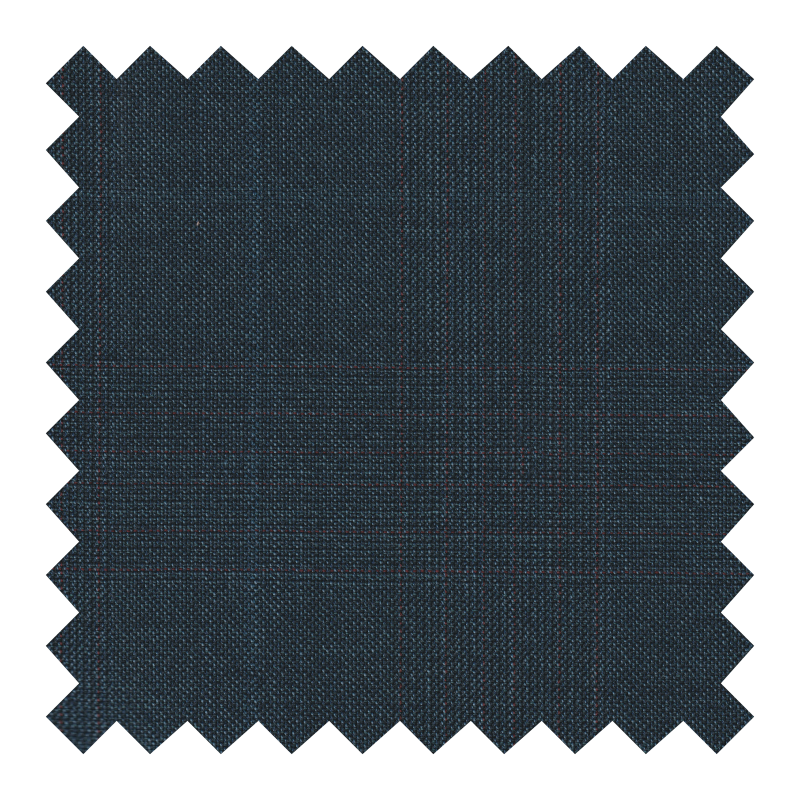 ZEGNA 100% LANA GALES VERDE CUADROS AZULES (AGOTADA N.R)