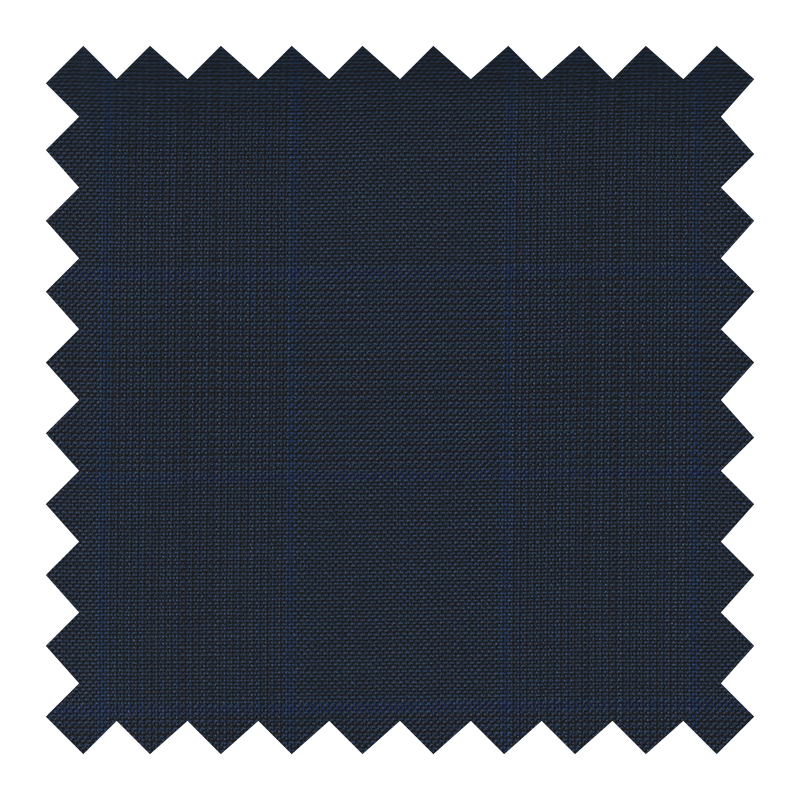 ZEGNA TRAVELLER 100% LANA TIPO GALES AZUL