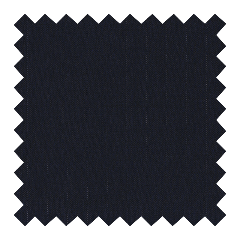 189/1583 AZUL MEDIA NOCHE A RAYAS 100% LANA (POCOS METROS N.R) *