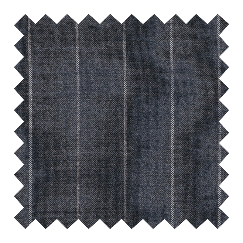 191/4362 100% LANA GRIS MEDIO RAYA ANCHA (POCOS METROS N.R)