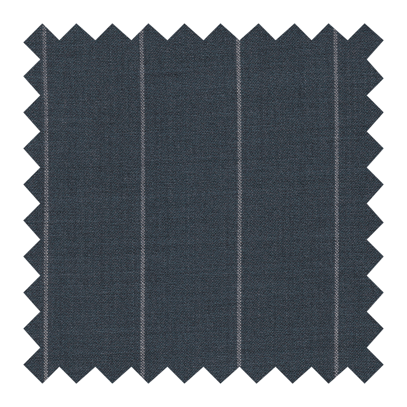 ZEGNA TROPICAL 100% LANA GRIS RAYA ANCHA