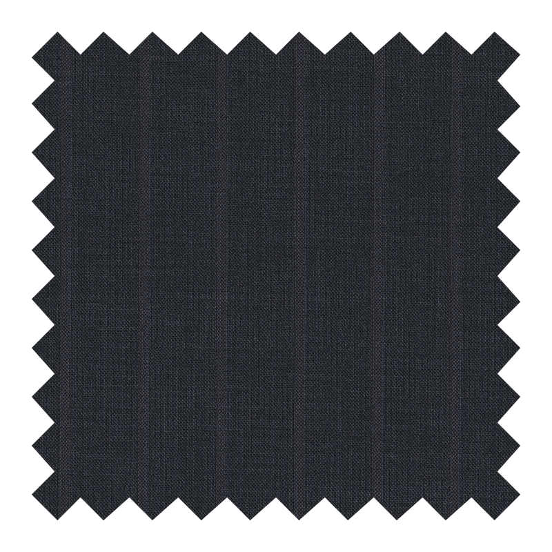 ZEGNA TROFEO 100% LANA GRIS RAYA ANCHA (NUEVO)