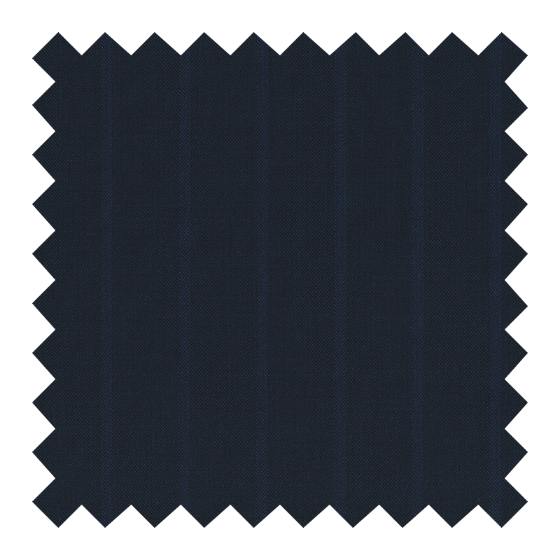 ZEGNA TROFEO 100% LANA AZUL RAYA AZUL ANCHA (NUEVO)