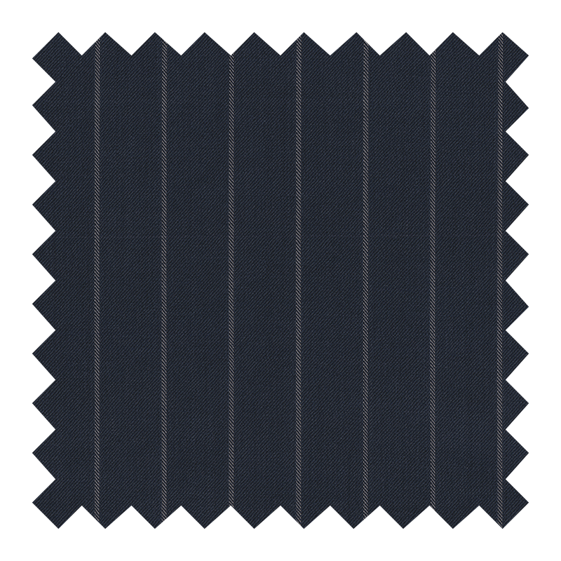 ZEGNA TROFEO 100% LANA AZUL RAYA DE GIS ANCHA (NUEVO)