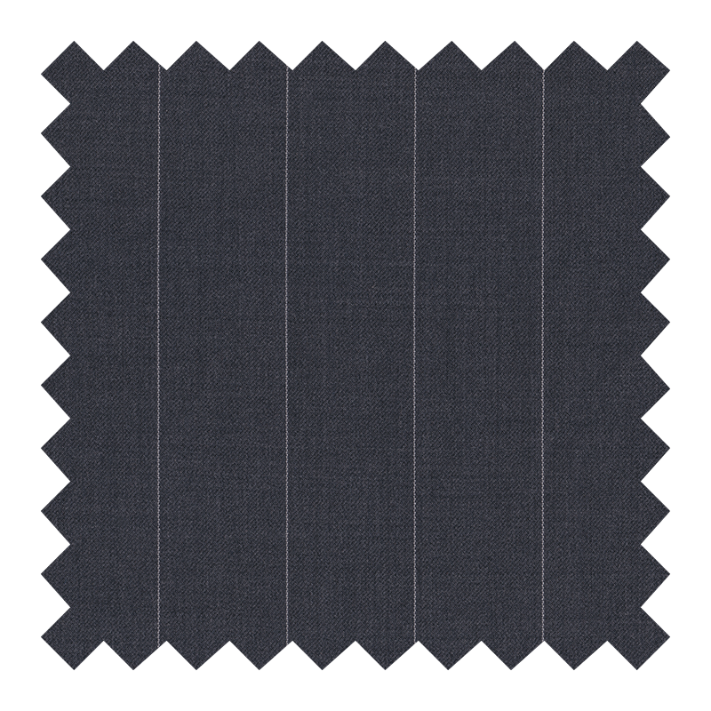 ZEGNA TROFEO 100% LANA GRIS RAYA ANCHA (NUEVO)
