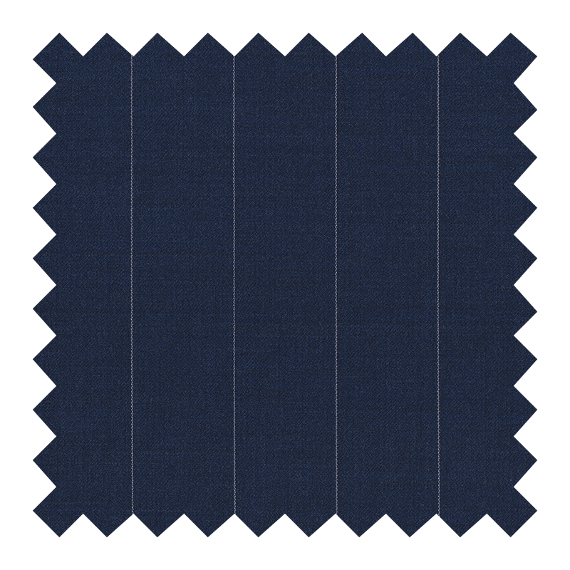 ZEGNA TROFEO 100% LANA AZUL RAYA ANCHA (NUEVO)