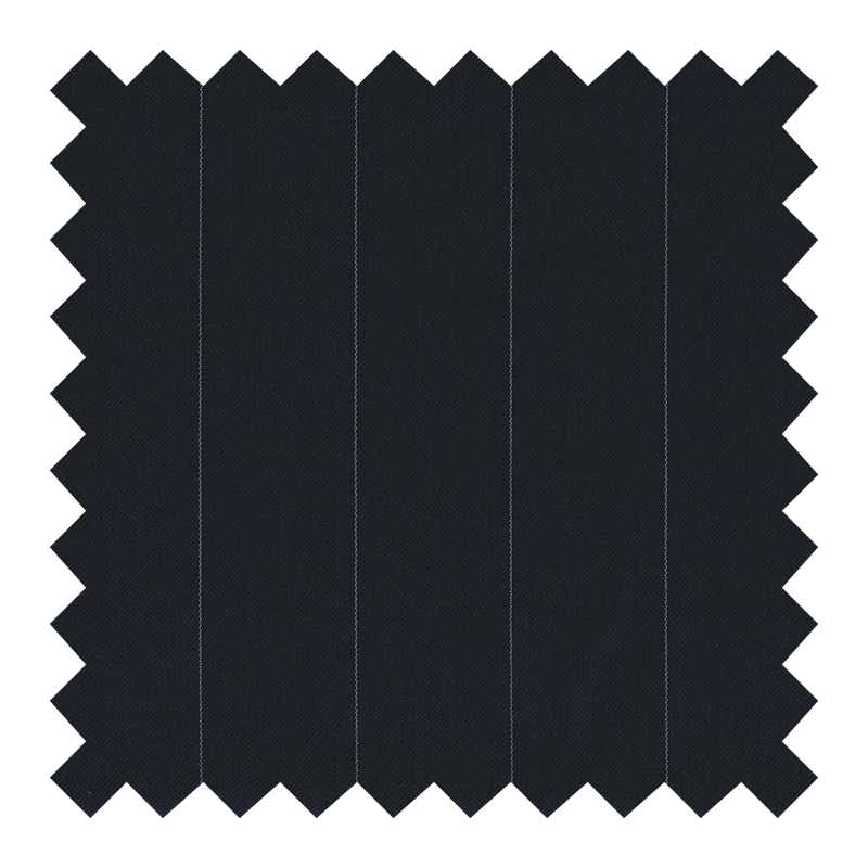 ZEGNA TROFEO 100% LANA AZUL MEDIA NOCHE RAYA ANCHA (NUEVO)