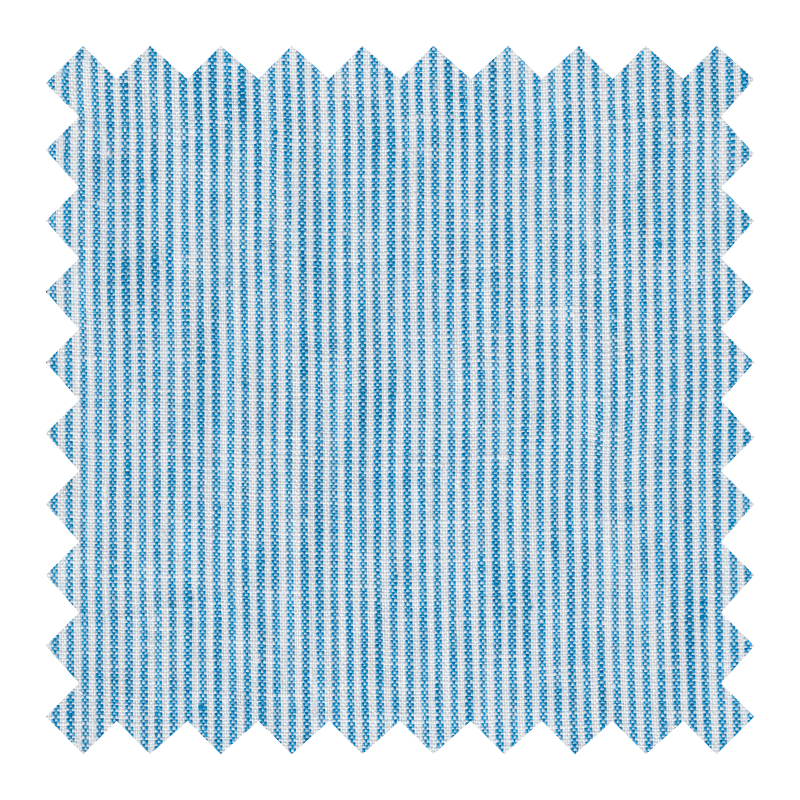 GETZNER LINO 100% RAYAS AZUL