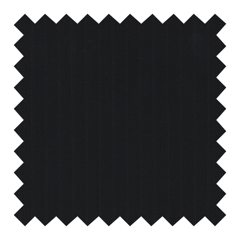 ZEGNA TROFEO 100% LANA NEGRO A RAYAS