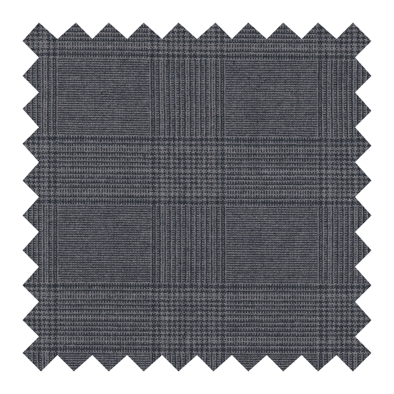 ZEGNA TROFEO 100% LANA FRANELA GRIS TIPO GALES