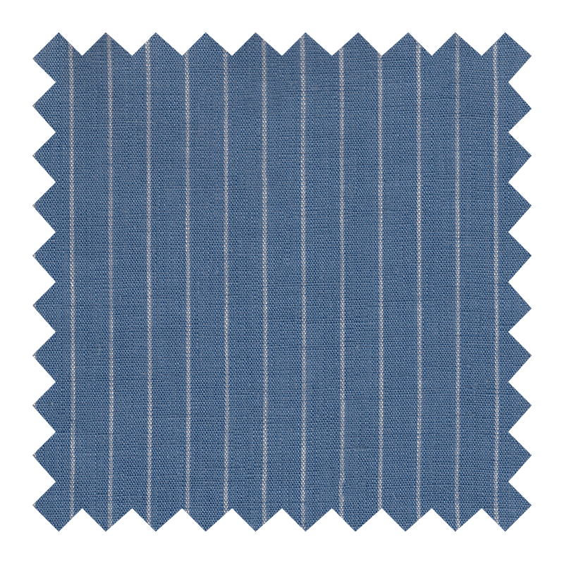 GETZNER LINO 100% AZUL RAYAS BLANCAS (POCOS METROS N.R)