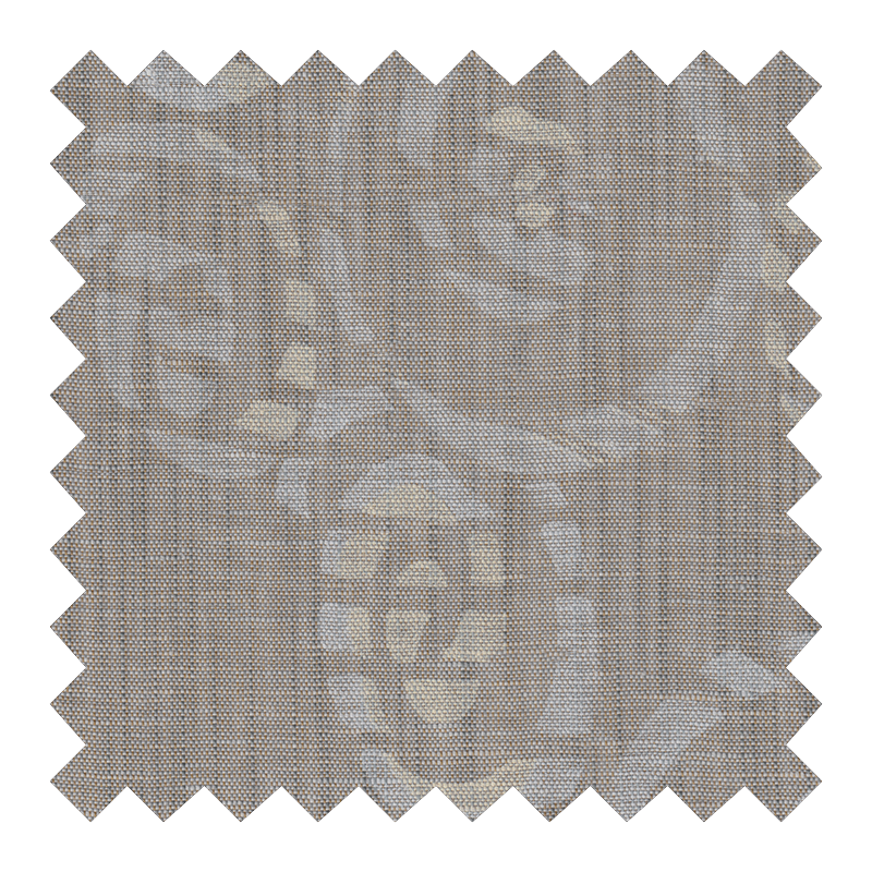 GETZNER LINO - ALGODON VERDE CON FIGURAS BEIGE