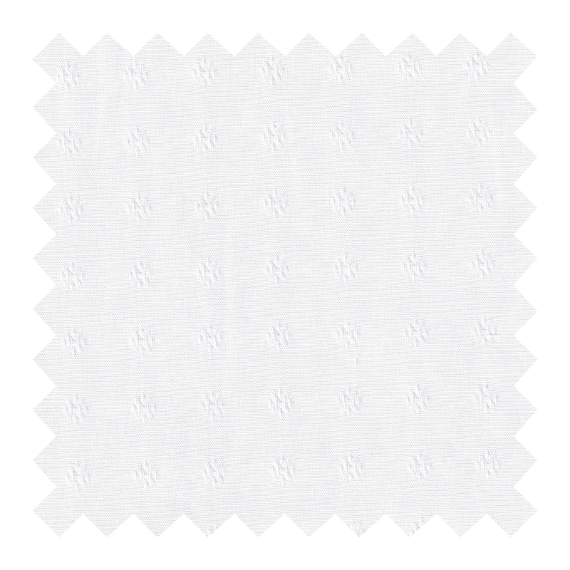 GETZNER ALGODON 100% BLANCO CON DISEÑO