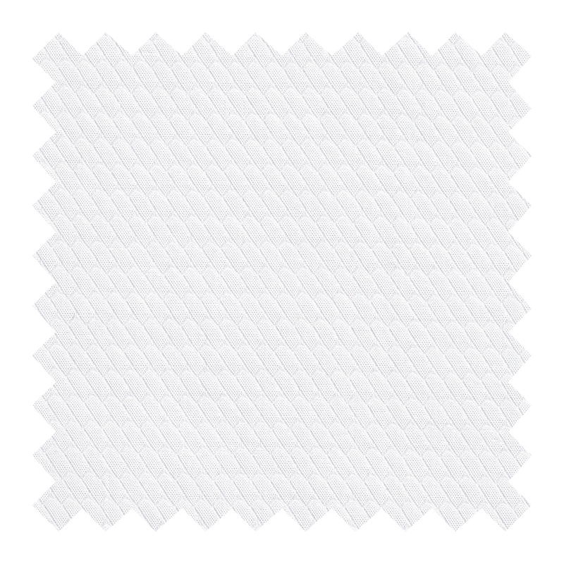 GETZNER ALGODON 100% BLANCO DISEÑO RECTANGULOS EN DIAGONAL (POCOS METROS N.R)
