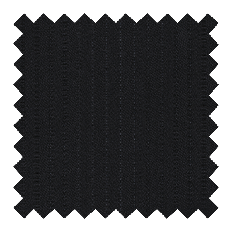 ZEGNA NEGRO A RAYAS 100% LANA (AGOTADA N.R)