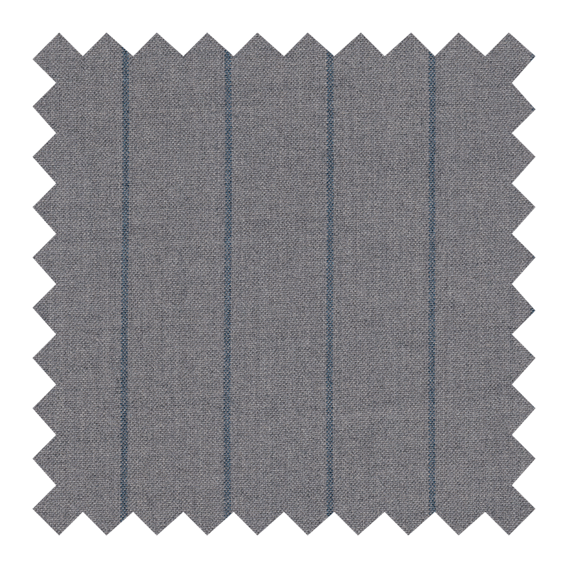 ZEGNA 15MILMIL15 100% LANA GRIS RAYA ANCHA