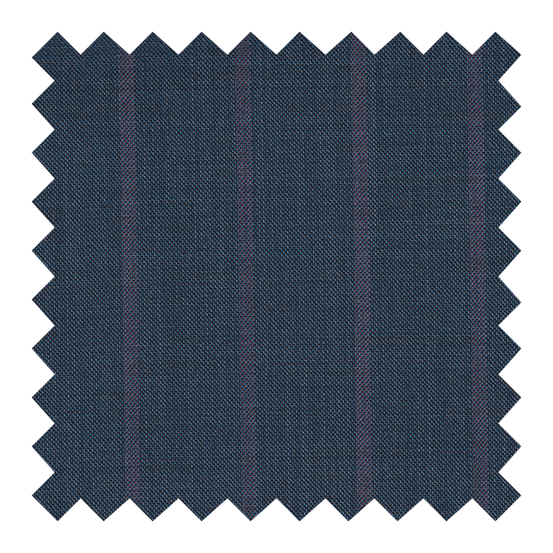 ZEGNA TRAVELLER 100% LANA AZUL RAYA ANCHA