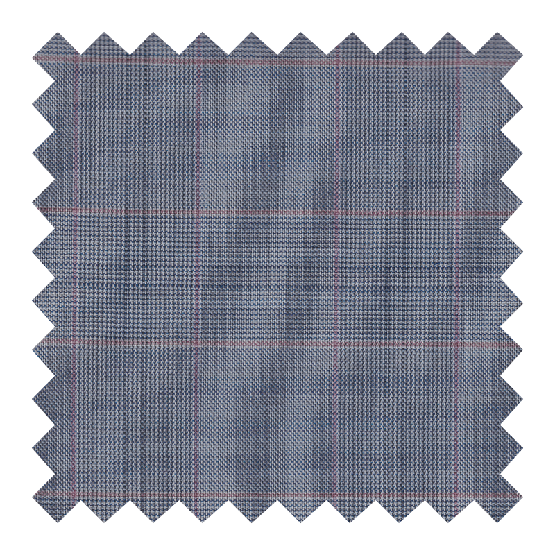 ZEGNA TRAVELLER 100% LANA TIPO GALES GRIS CLARO