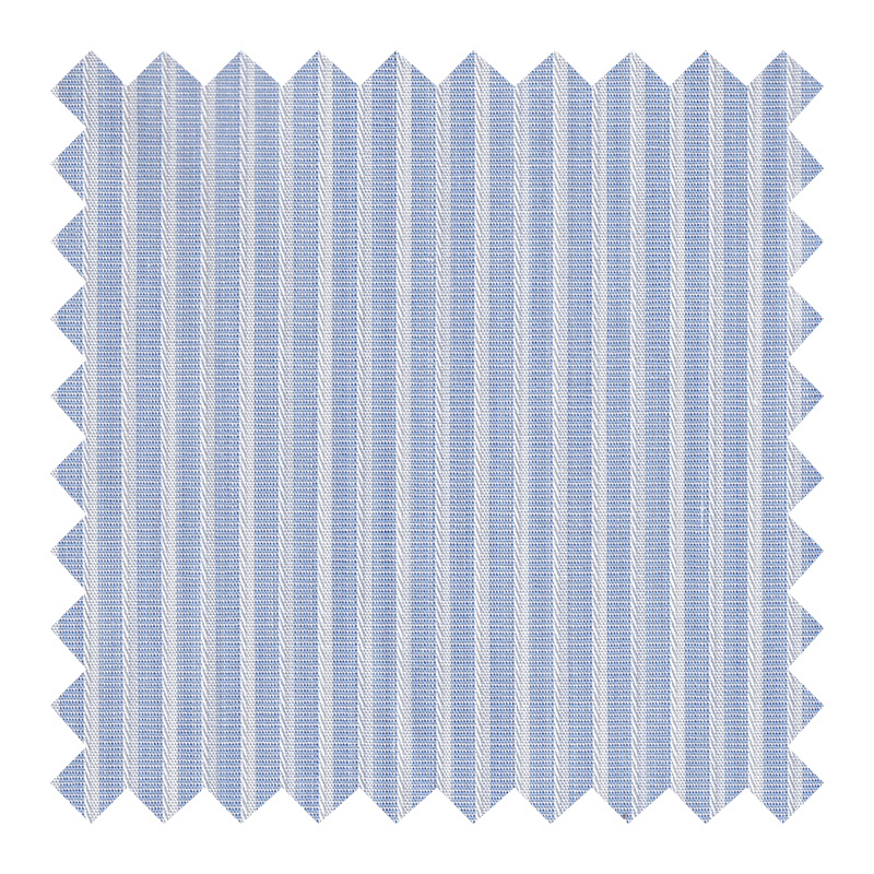 "ALBINI B" ALGODON 100% RAYAS AZUL Y BLANCO (POCOS METROS N.R)