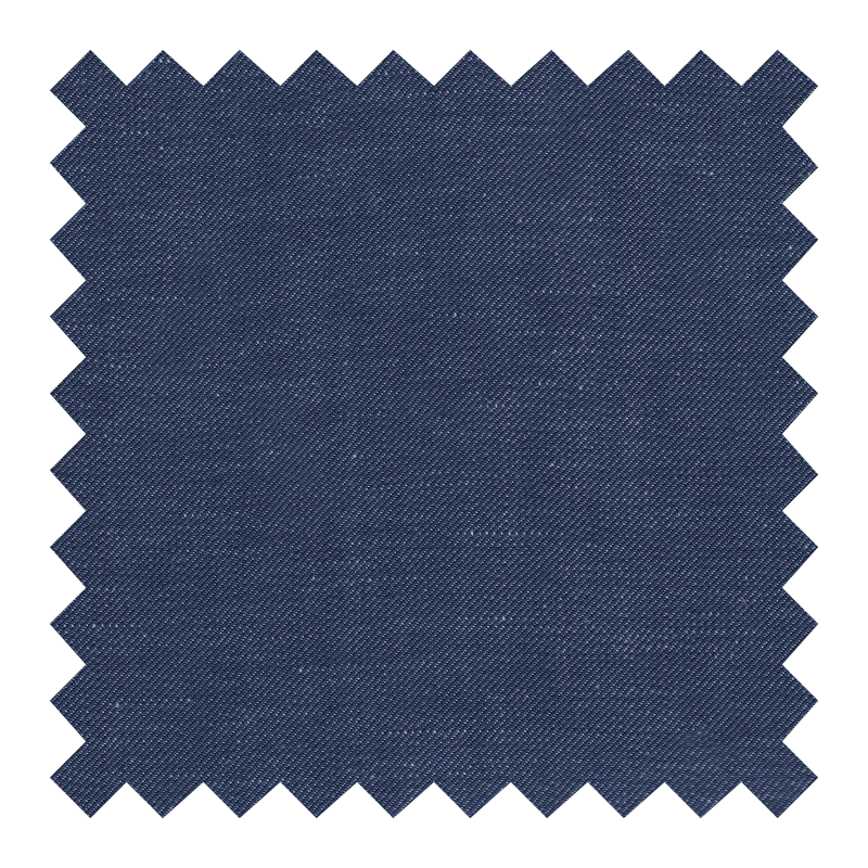 ZEGNA CROSS PLY 60% LANA 40%LINO TIPO MEZCLILLA AZUL