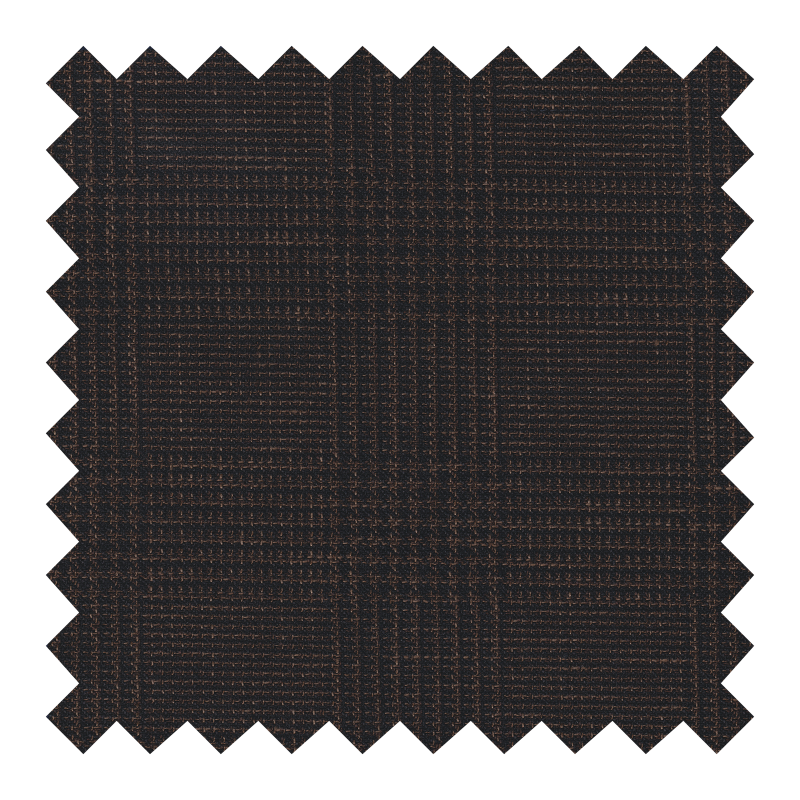 ZEGNA 31% MOHAIR 29% LANA 22% LINO 18% SEDA CAFE A CUADROS (POCOS METROS N.R)