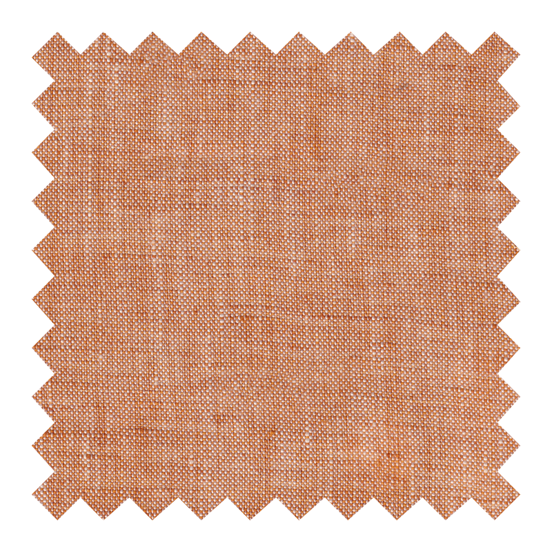 ZEGNA CLOTH SELECTED BY E.Z. 100% LINO NARANJA JASPEADO