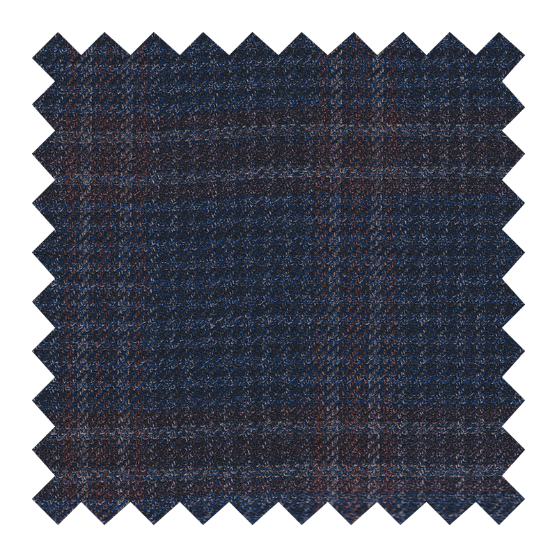 ZEGNA TROFEO CASHMERE 96% LA 2% SE 2% CASHM CUADROS AZUL (POCOS METROS N.R)