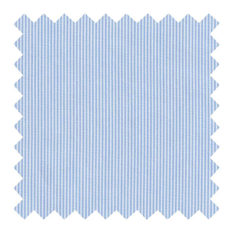 "ALBINI B" ALGODON 100% MIL RAYAS AZUL