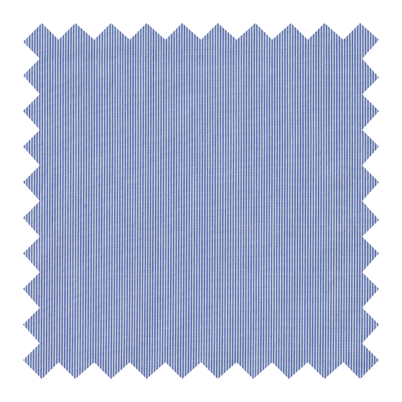 "ALBINI B" ALGODON 100% MIL RAYAS AZUL