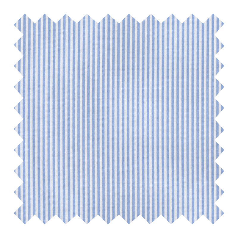 "ALBINI B" ALGODON 100% A RAYAS AZUL