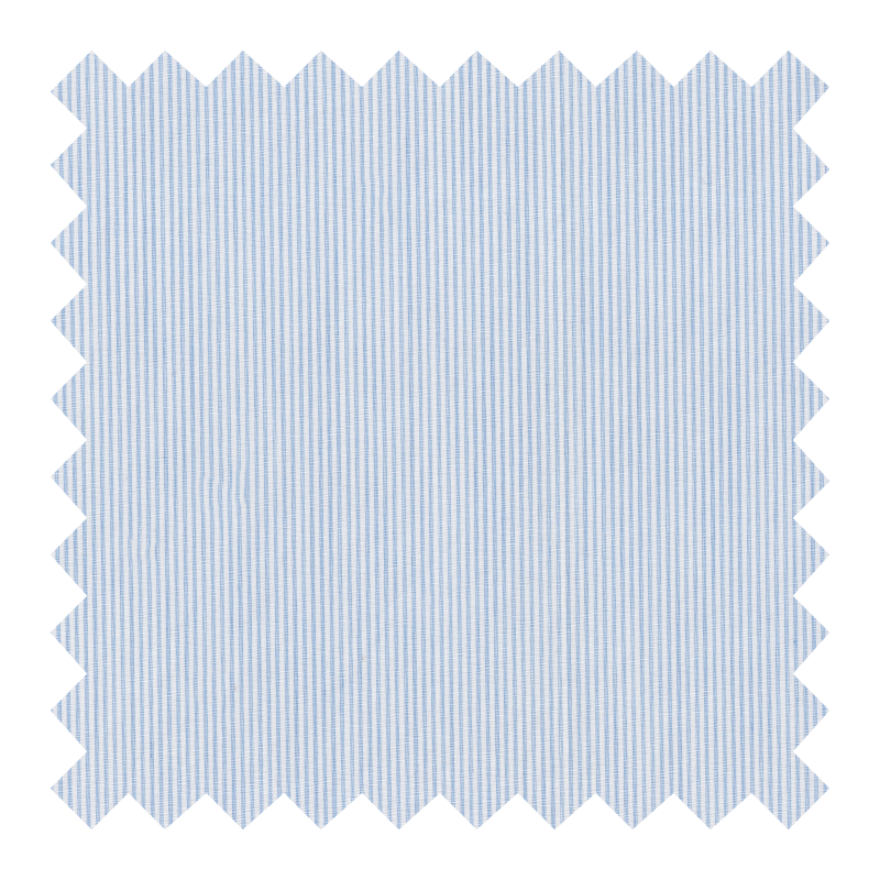 "ALBINI B" ALGODON 100% MIL RAYAS AZUL