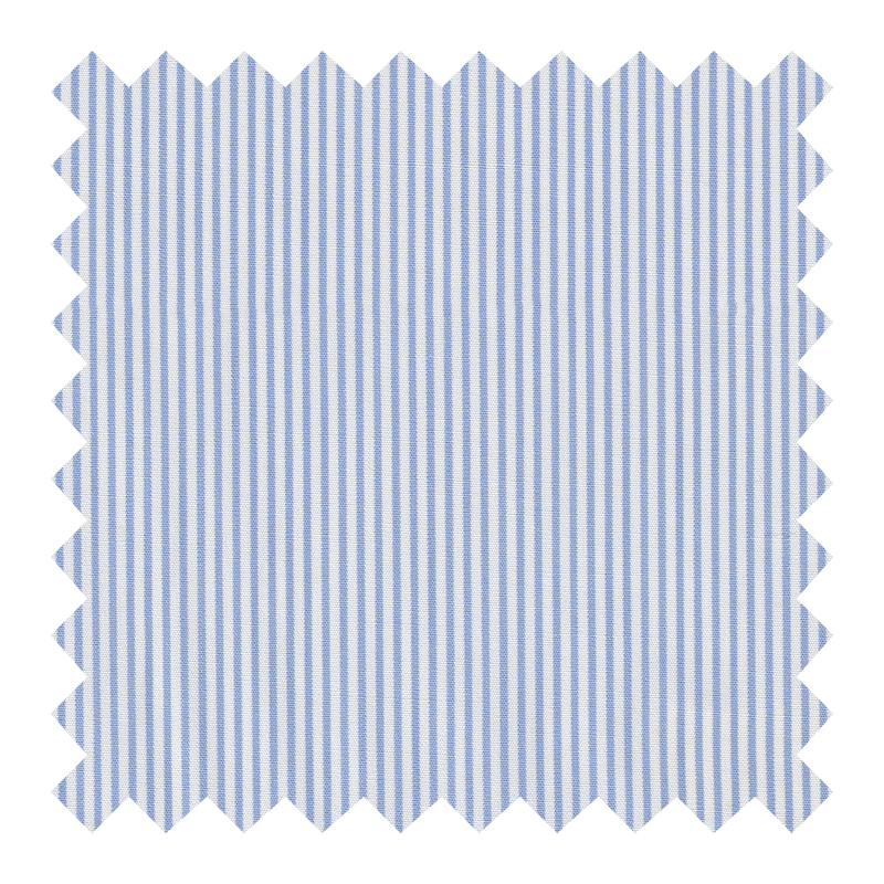 "ALBINI B" ALGODON 100% MIL RAYAS AZUL