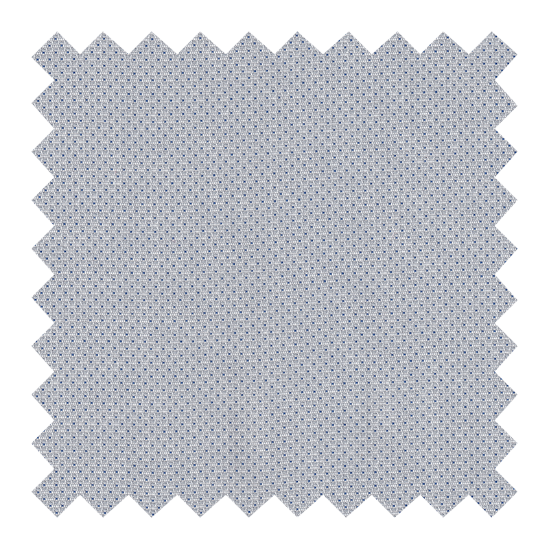 GETZNER ALGODON 100% GRIS PUNTITOS AZULES (POCOS METROS N.R)