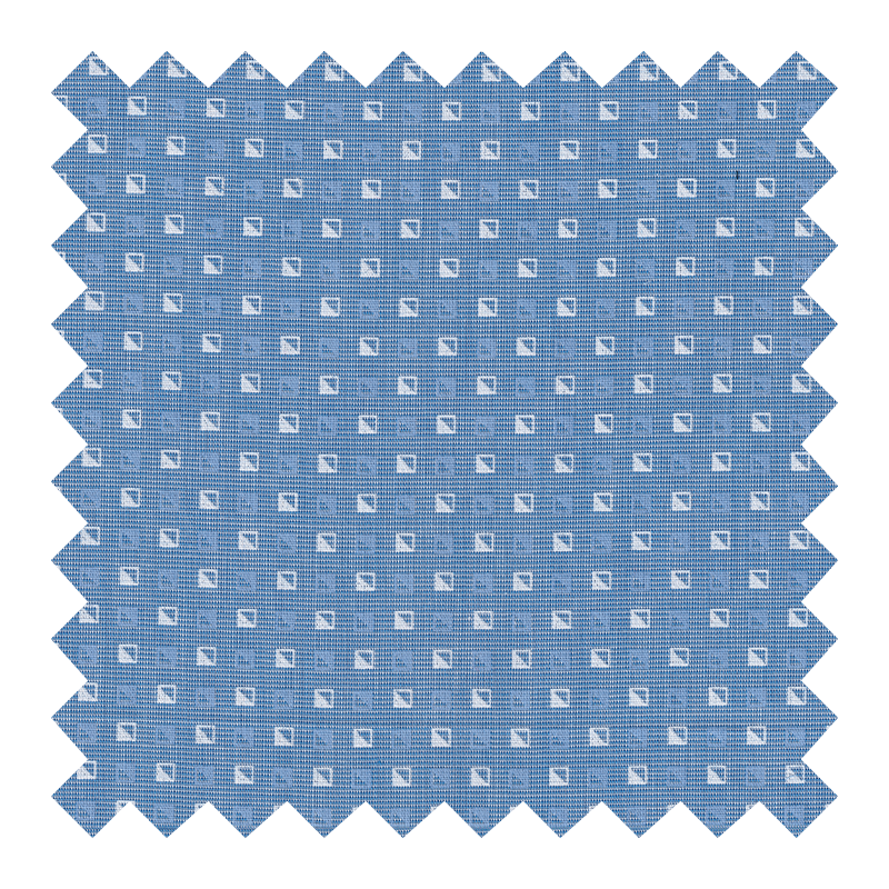 GETZNER ALGODON 100% AZUL DISEÑO CUADRITOS (POCOS METROS N.R)