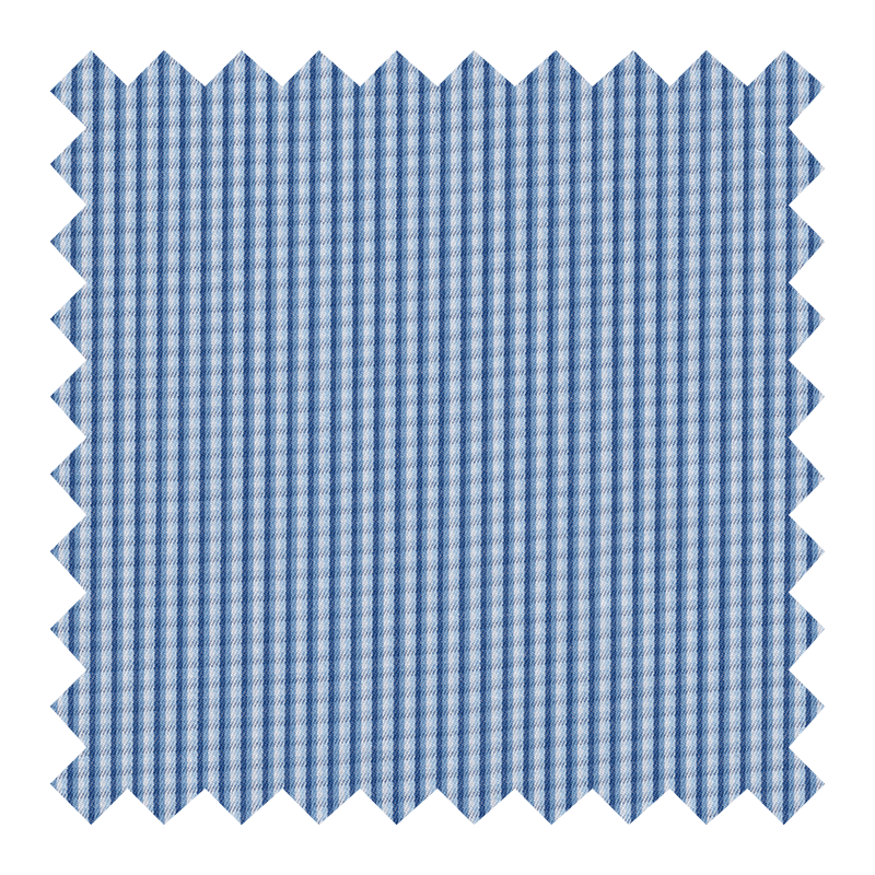 GETZNER ALGODON 100% RAYAS AZUL