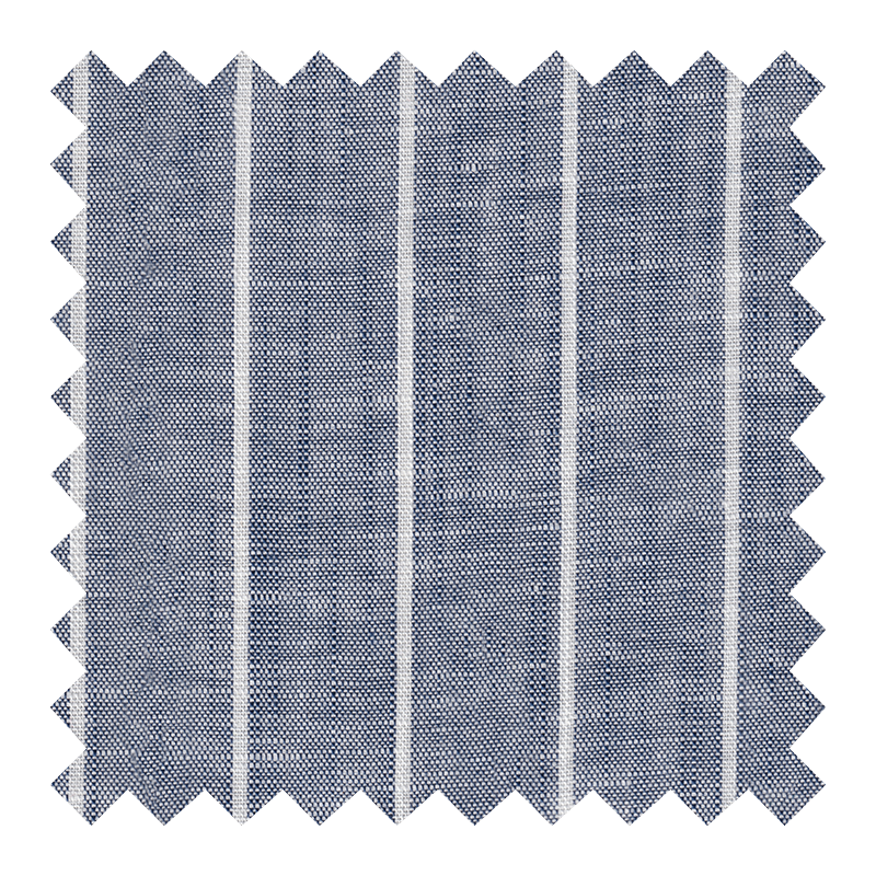 GETZNER 60% LINO  40% ALGODON GRIS CON RAYAS BLANCAS (POCOS METROS N.R)