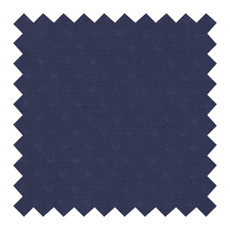 GETZNER ALGODON 100% AZUL CON DISEÑO ROMBOS