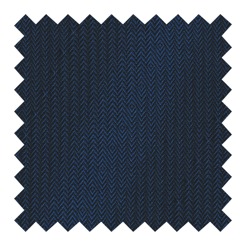 GETZNER ALGODON 100% ESPIGA AZUL DIFUMINADO EN DIAGONAL