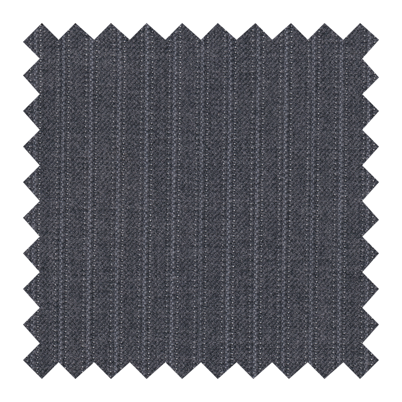 ZEGNA 100% LANA GRIS A RAYAS