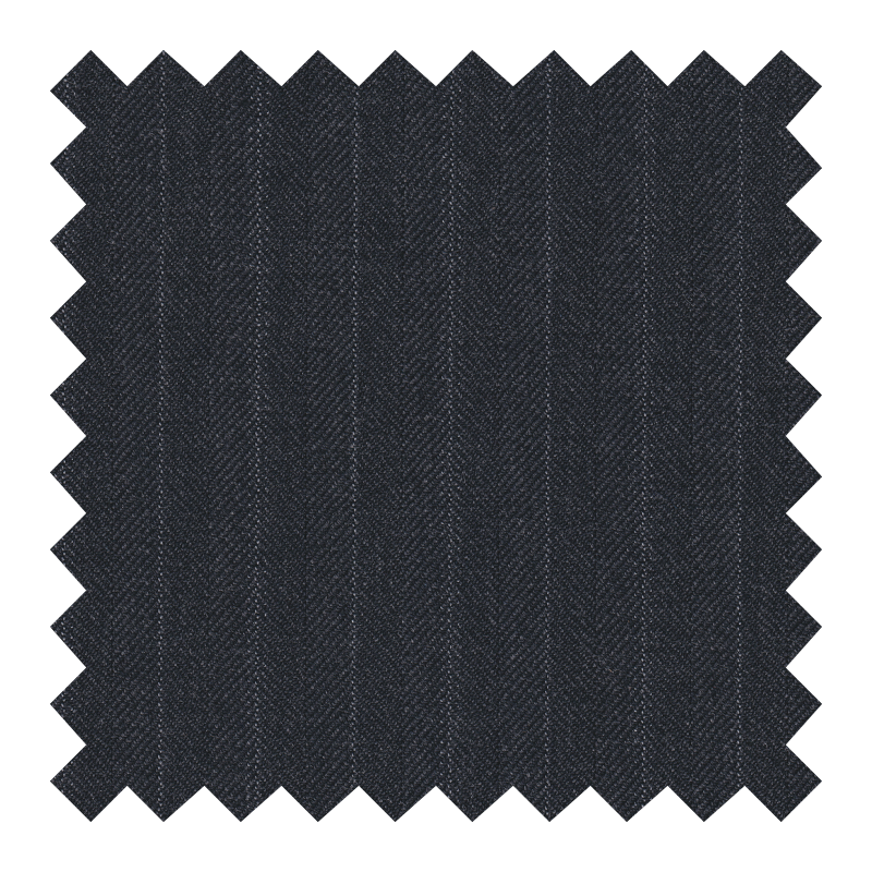 ZEGNA 100% LANA PALMA GRIS A RAYAS