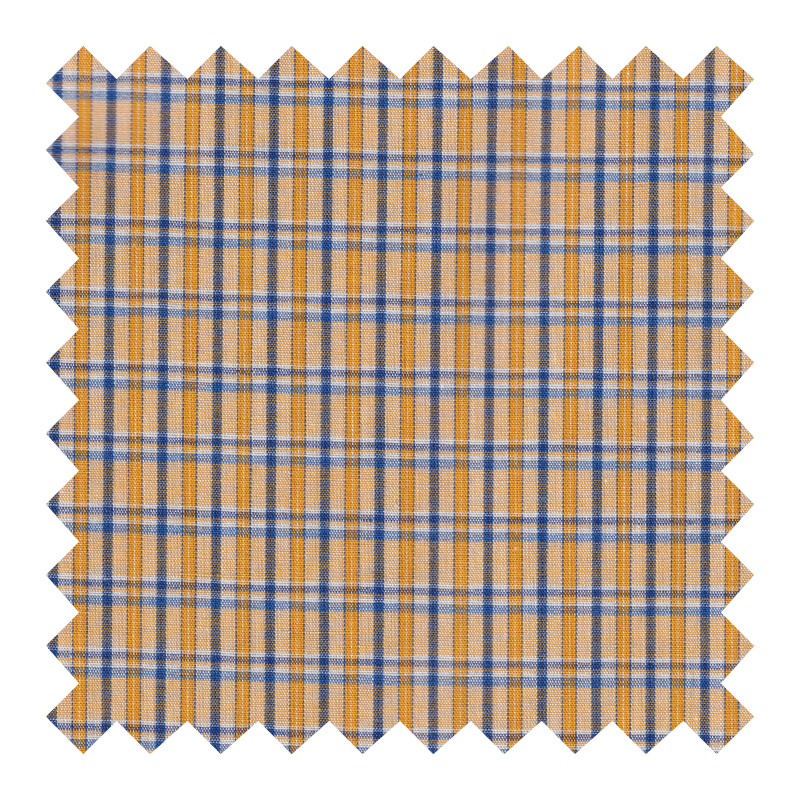 TOOTAL  70% ALG. 30% POL. AMARILLA CUADROS AZULES
