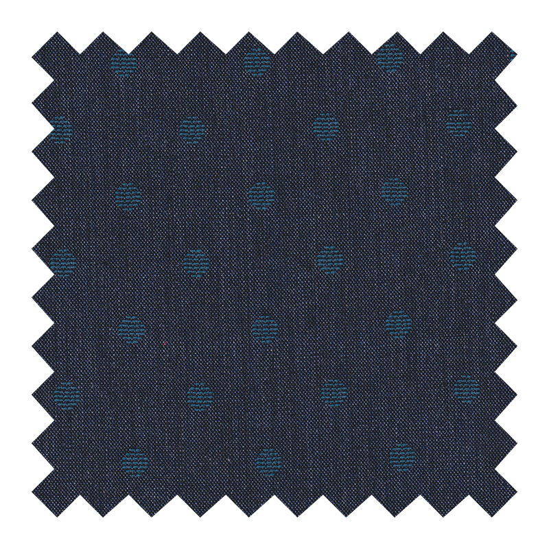 TOOTAL  100% ALGODON AZUL PUNTOS AZULES